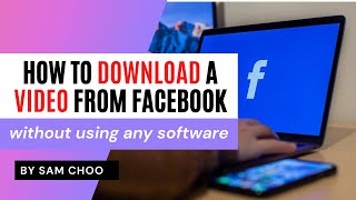 How to Save a Video From Facebook Without using any Software screenshot 4