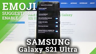 How to Enable Emoji Suggestions in SAMSUNG Galaxy S21 Ultra – Show Up Emoji screenshot 3