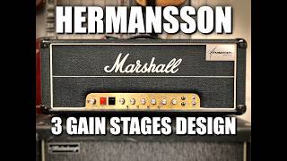 Hermansson 3 gain stages rebuild in a Marshall JMP 2203