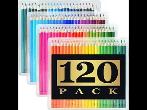 120 Colored Pencils (GIANT EXTRA LARGE SET) - Review 