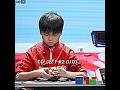 Yiheng wang 3x3 Rubiks cube solve 3.06s [slow motion ] #rubikscube #viral #shorts