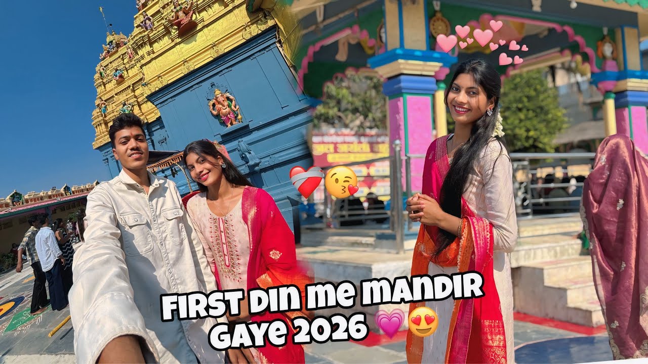 First day going to temple with cute girl 💗 // she got impressed 😘￼