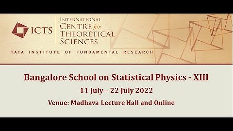 Statistical Physics of Turbulence (Lecture 2) by Jeremie Bec
