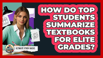 How Do Top Students Summarize Textbooks For Elite Grades? - Ultimate Study Hacks