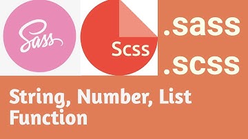 String, Number & List Function  | #5 | Sass Tutorial in Hindi