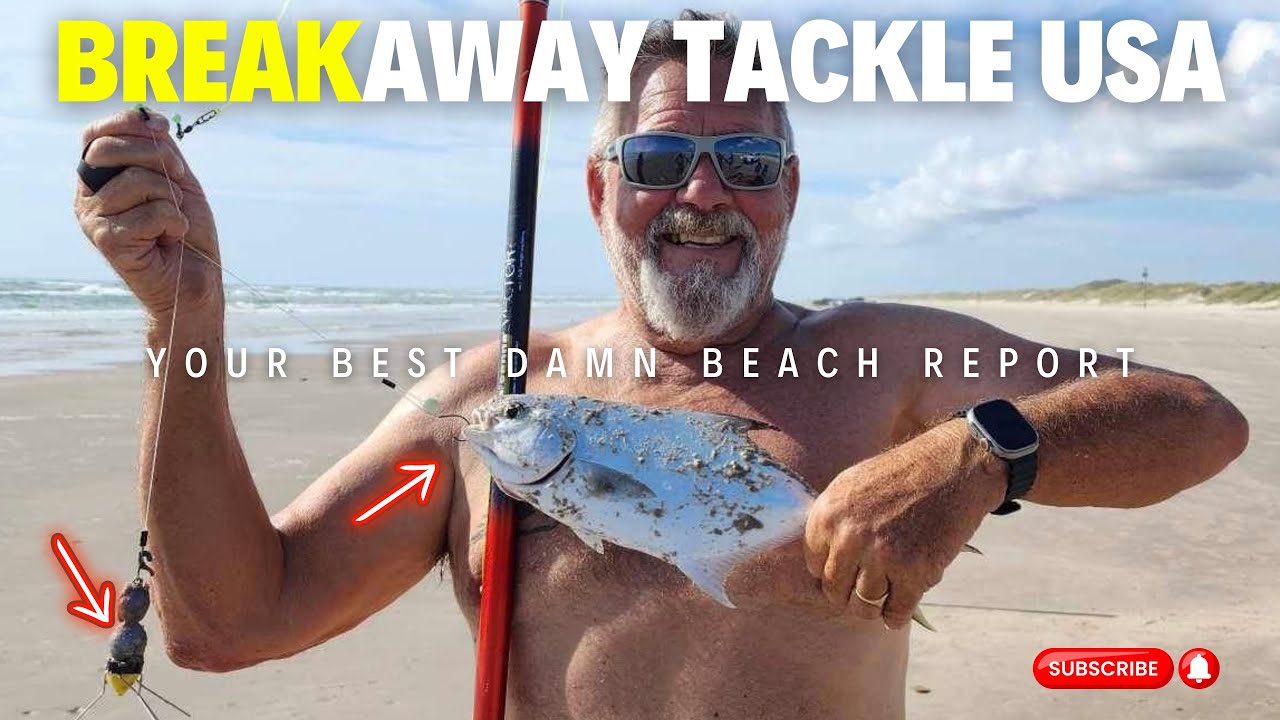 Pomp Update: Your Best Damn Beach Report Breakaway Tackle USA long casting.  