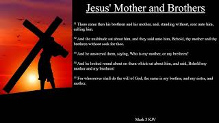 Mark 3:31-35 KJV | Jesus' Mother and Brothers