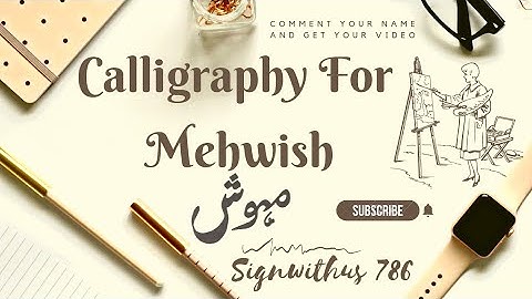 Calligraphy for beginners | How to Calligraphy ♧For Mehwish♧