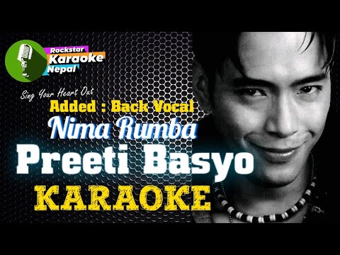 Preeti Basyo Karaoke With Lyrics Nima Rumba