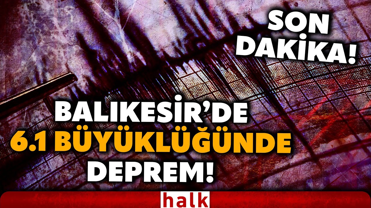 SON DAKİKA! AFAD açıkladı! Balıkesir'in Sındırgı ilçesinde 6.1 büyüklüğünde korkutan deprem!