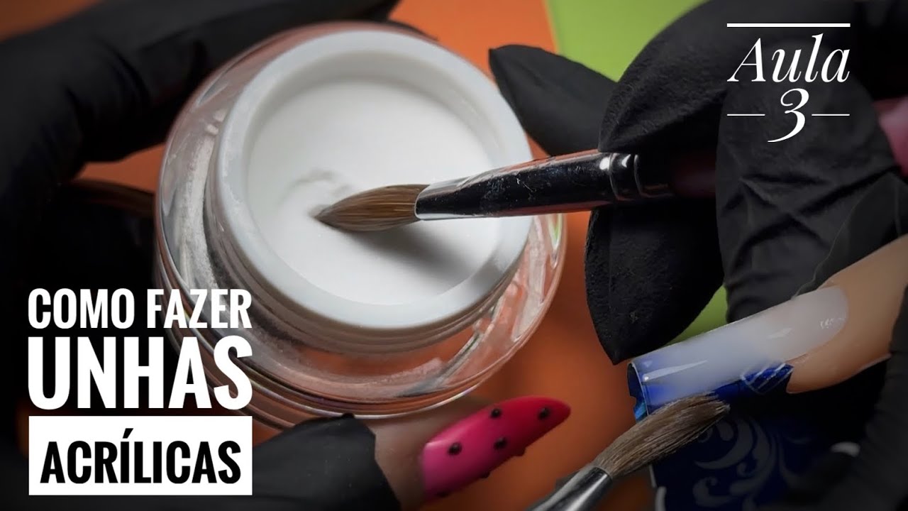 Como fazer unhas acrílicas/ alongamento de unhas para iniciantes/ acrílico 