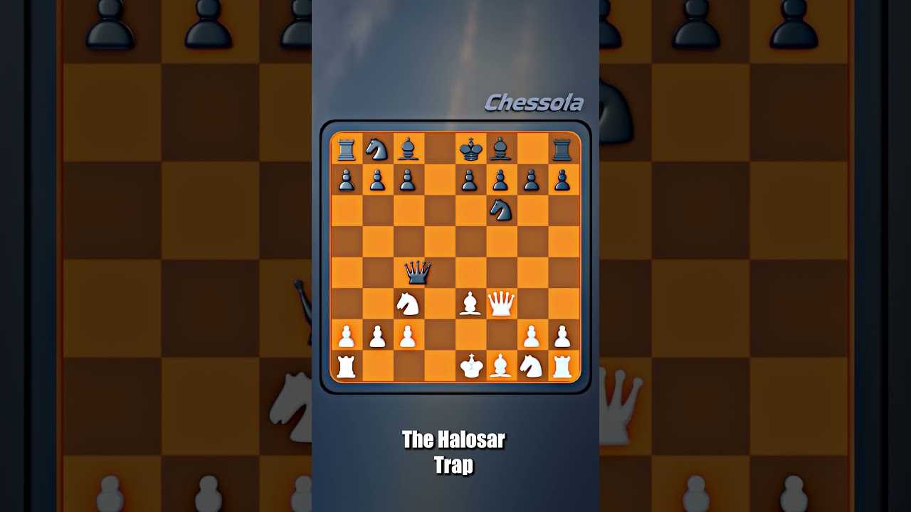 The Halosar Trap in Chess 