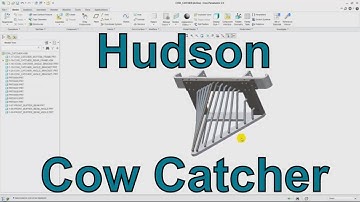 Hudson Cow Catcher | PTC CREO Assembly | create feature in assembly mode