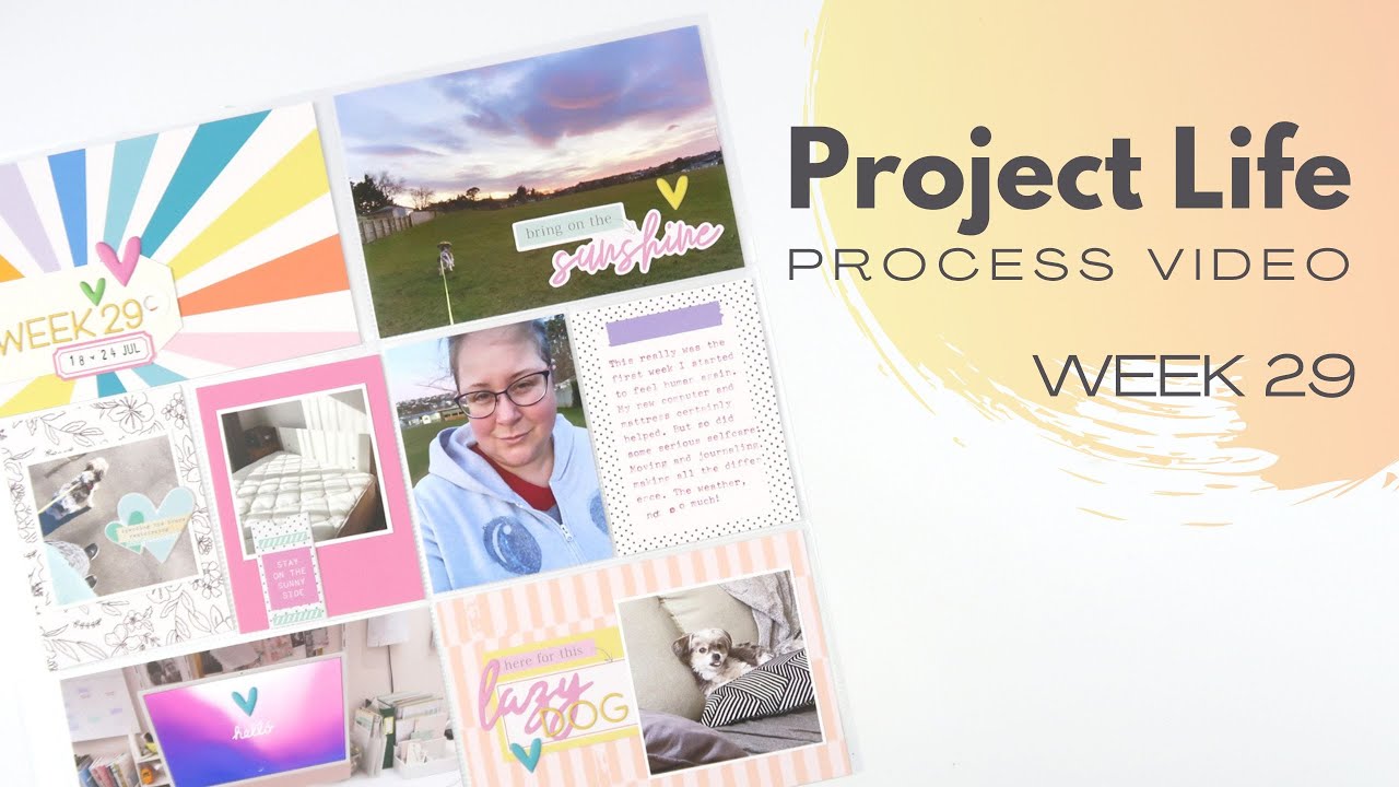 Project Life Process Video // Week 29, 2022 // Citrus Twist
