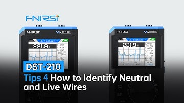 FNIRSI DST-210 Oscilloscope Multimeter | How to Identify Neutral & Live Wires #fnirsi #dst210 #howto