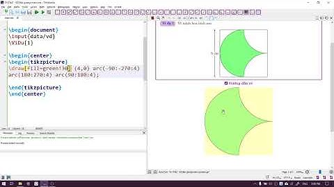 Vẽ cung tròn với gói TikZ trong LaTeX