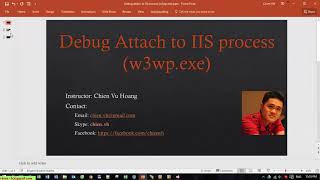 Debug Attach to IIS process and Fixed Errors