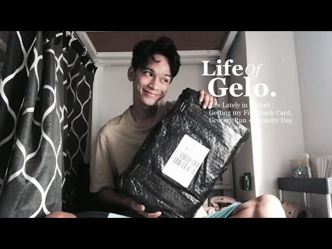 Vlog• Life Lately in Makati : Getting my First Bank Card, Grocery Run& Laundry Day 🌃🛒