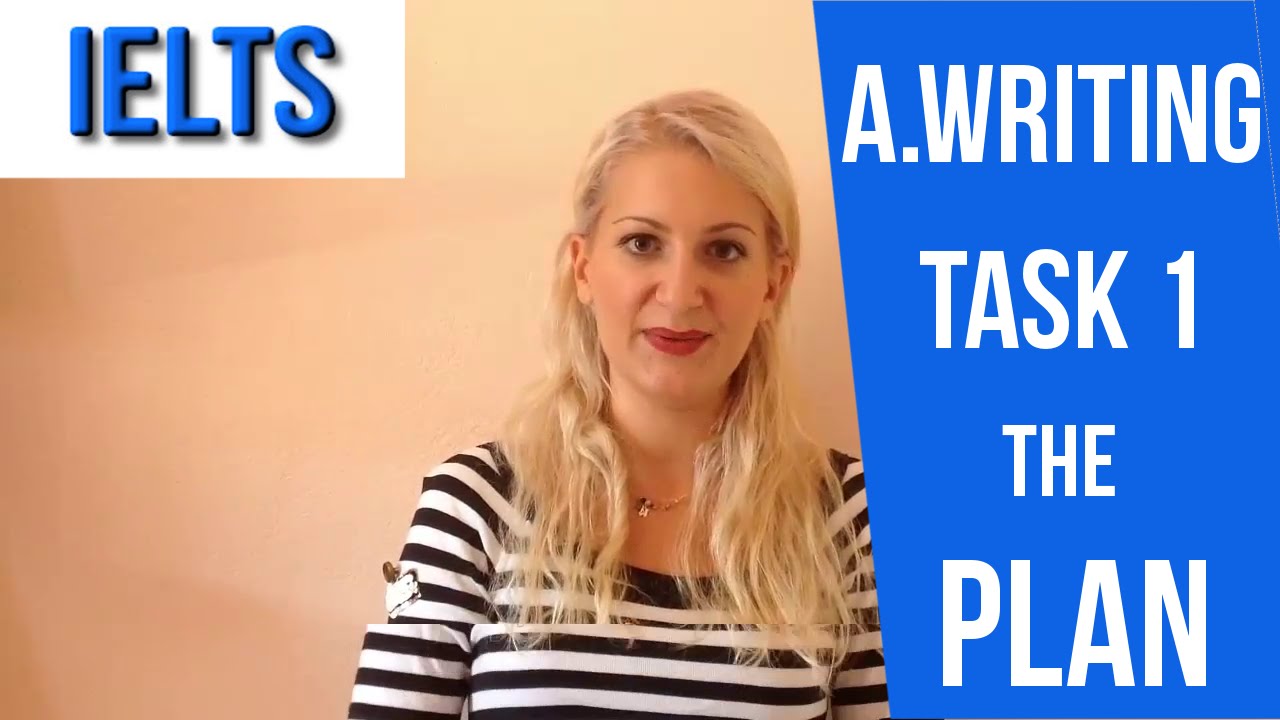 IELTS A.Writing task 1: TIPS for the PLAN- english video