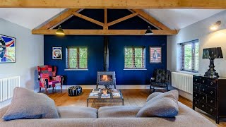 Barn Conversion with Contemporary Interiors and Paddock Property Tour - Fine & Country Rugby