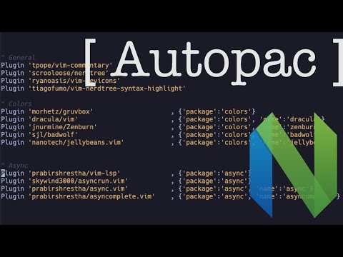 Neovim Plugin Manager [ Autopac : Better Minpac? ]