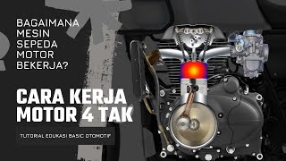 Bagaimana Mesin Sepeda Motor 4 Tak Bekerja? - Cara Kerja Motor 4 Tak