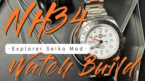 Build your own Explorer 2 GMT! : NH34watch build Tutorial