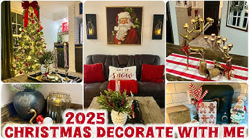 NEW🎄2025 CHRISTMAS DECORATE WITH ME!! | CHRISTMAS DECOR IDEAS | 2025 CHRISTMAS DECORATING