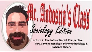 Lecture 7 Interactionism Part 2