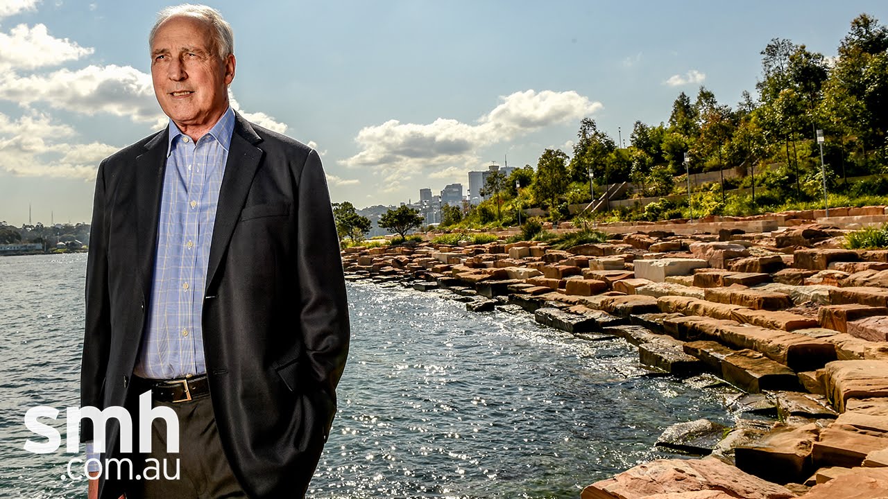 Paul Keating opens Barangaroo Reserve