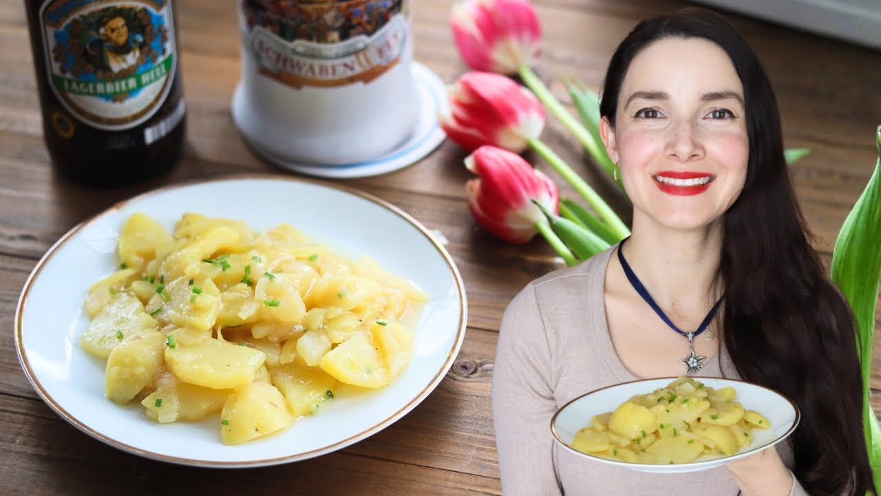 Ensalada de papa alemana | Kartoffelsalat | La más deliciosa y fácil