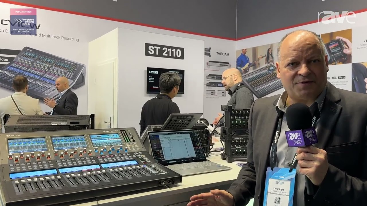 ISE 2025: Sonicview 24 Digital Mixer with 24 Channels and 32-Bit