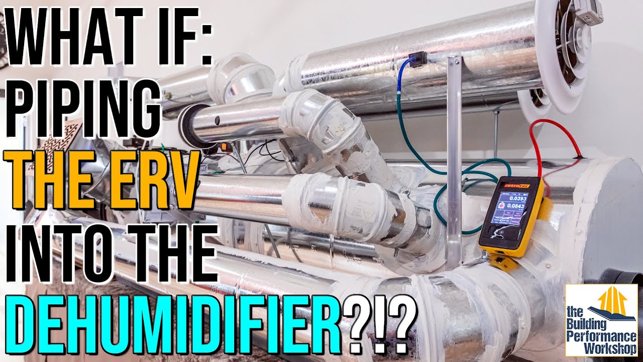 Воздуховод ERV, подключенный к осушителю: побочные эффекты влажности свежего воздуха