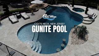 Magnificent Freeform Gunite Pool in Colts Neck, New Jersey