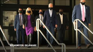 Biden casts early ballot in home state primary