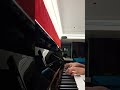 Playing parts of the same song until the song is over Song 1, part 4- Canon in D #shorts #piano