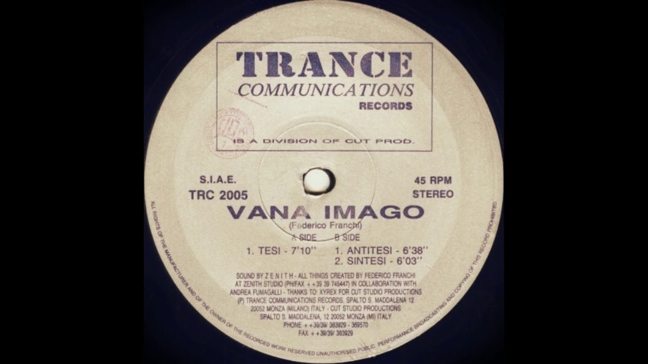 Vana Imago - Tesi (1995)