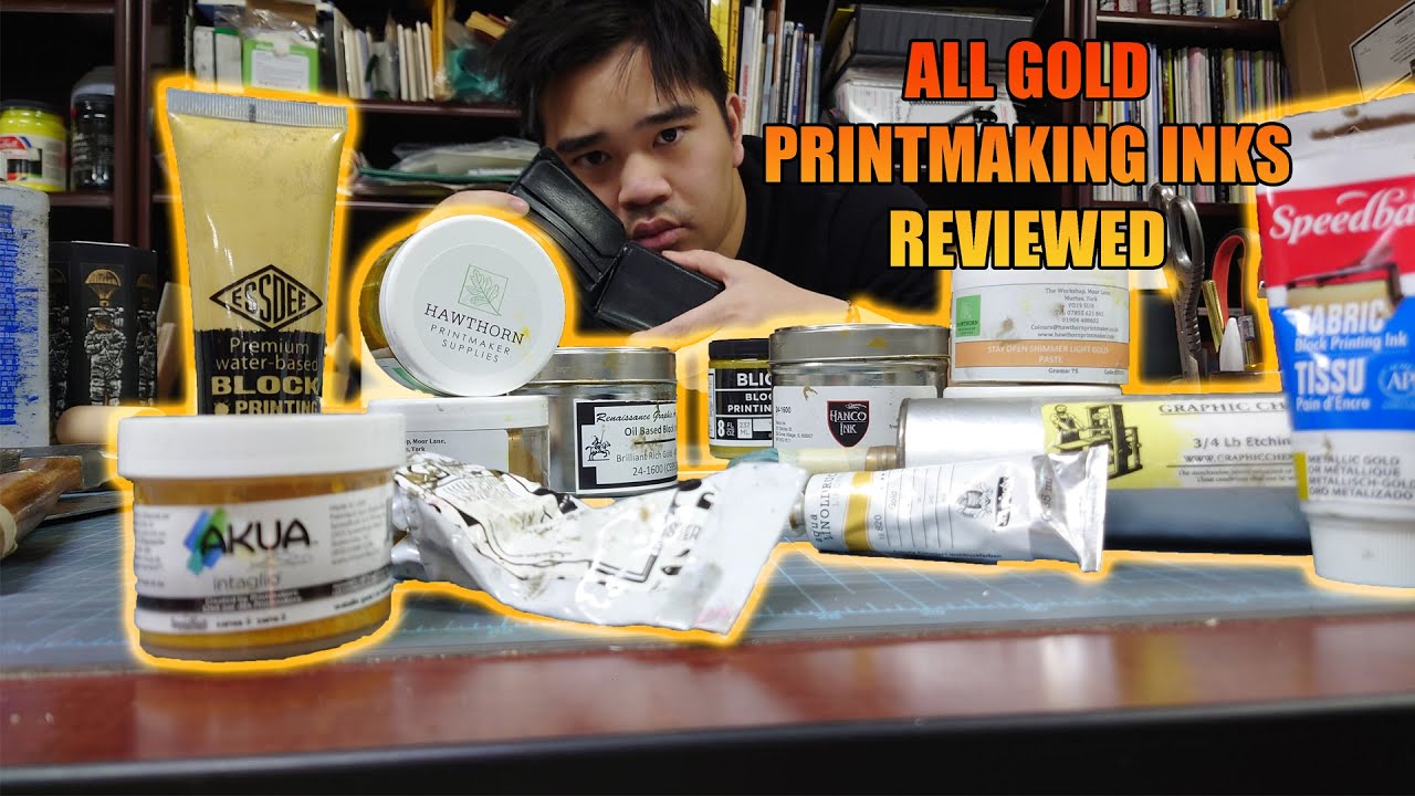 I Bought Over $300 Worth of Gold Printmaking Ink So You Don't Have