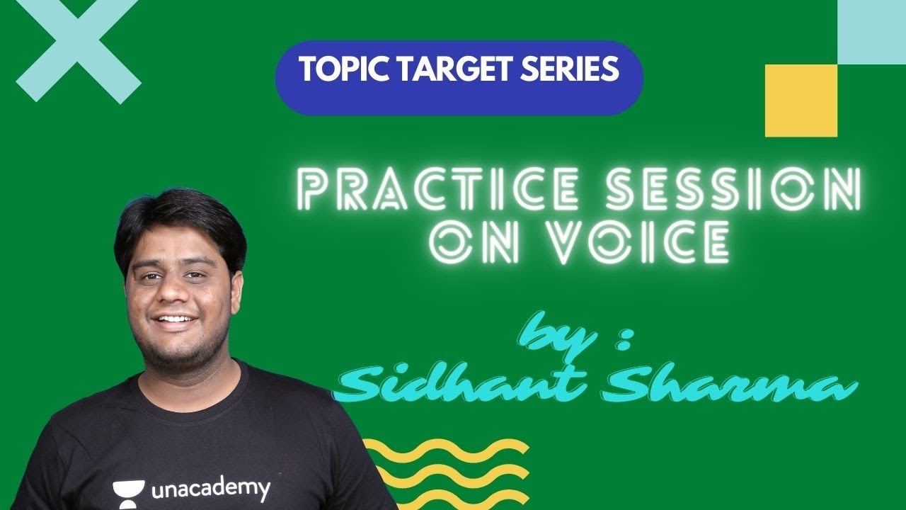Practice Session on Voice - YouTube