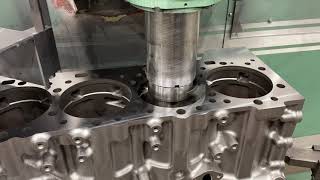 Block machining