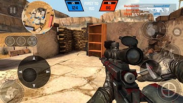 [Bullet Force] Dinsonglkl in "Outpost" - Desert Eagle & M200 (Team Death Match) *NUKE*