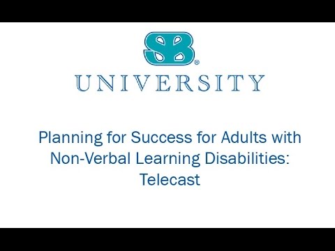 Telecast: Non-Verbal Learning Disabilities In Adults With Spina Bifida