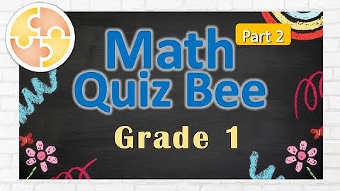 Math Quiz Bee for Grade 1 | Quiz 2 | Quiz by brainYs
