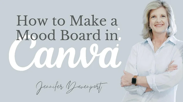 How to Make a Mood Board in CANVA | Canva Tutorial