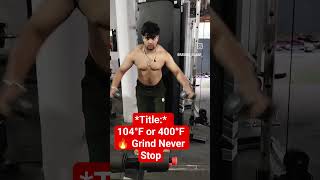 #GymMotivation #GrindMode #HardWork #FitnessReels #WorkoutMotivation #GymLife #ShoulderDay #