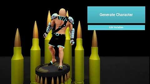 Procedural Character Generator - Term One Prototype