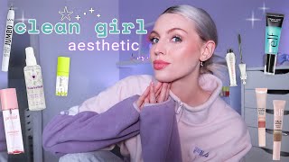 ✩˚₊🎧grwm -  preppy drugstore ‘clean girl’ makeup aesthetic, 🐻‍❄️˚₊✩ by moretofaye 993 views 3 months ago 11 minutes, 37 seconds