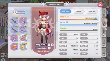 My full build lord knight (stats, shadow, skill) | Ragnarok x next generation. My last video!