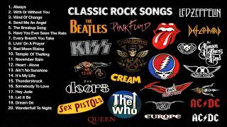 Aerosmith, Queen, AC/DC, Bon Jovi, Metallica, Nirvana 🔥 Classic Rock Songs 70s 80s 90s Full Album