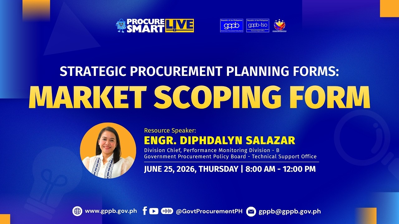 Procure SMART LIVE! - Market Scoping Form